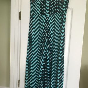 Fold over shevron flare pants